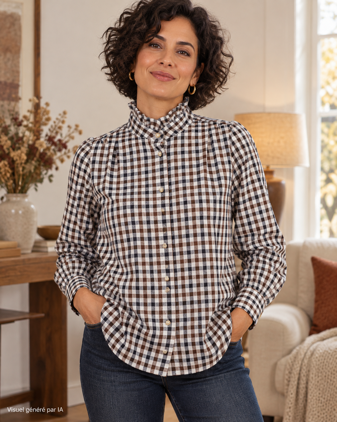 Chemise femme Clarisse IN APRIL 1986 portée