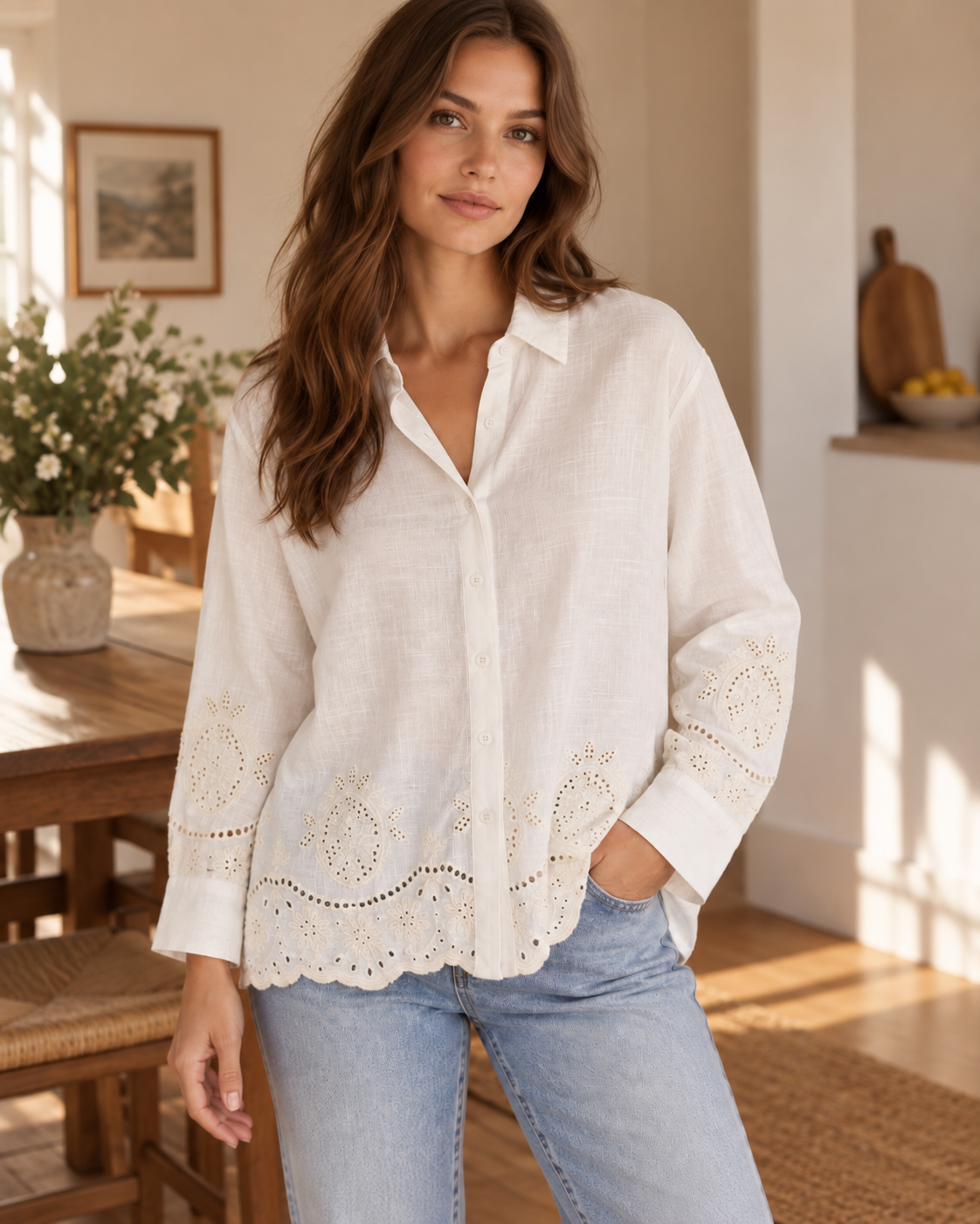 Chemise femme Lucian vue de face